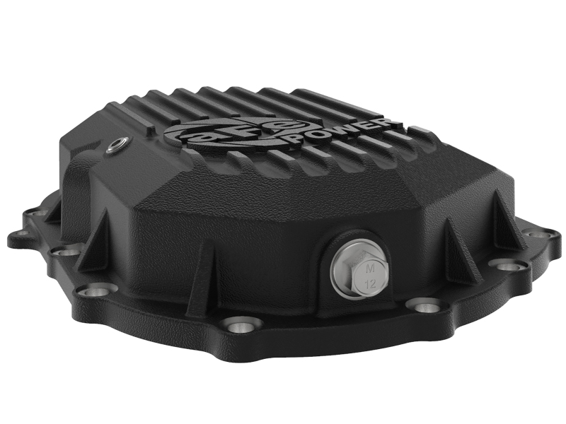 aFe Power 11-18 GM 2500-3500 AAM 9.25 Axle Front Differential Cover Black Machined Street Series thumbnail 9