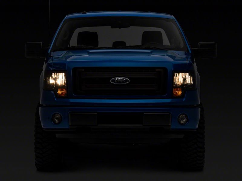 Raxiom 09-14 Ford F-150 Axial OEM Style Rep Headlights- Chrome Housing- Smoked Lens thumbnail 8