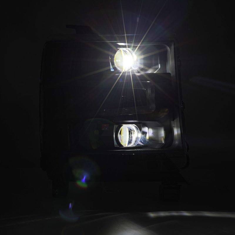 AlphaRex 16-18 Chevy 1500HD LUXX LED Proj Headlights BK w/Seq Actvn Light / SeqSig (Req PN 810023) thumbnail 4