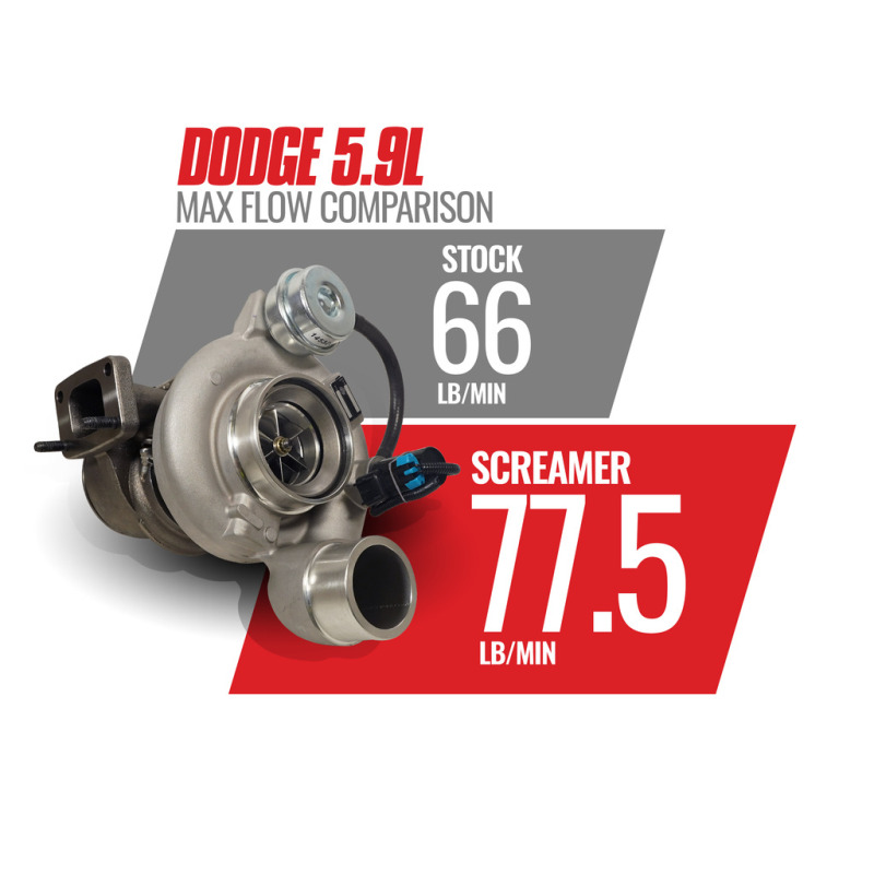 BD Diesel BD Screamer Turbo HE351CW Dodge 5.9L Cummins 2003-2007