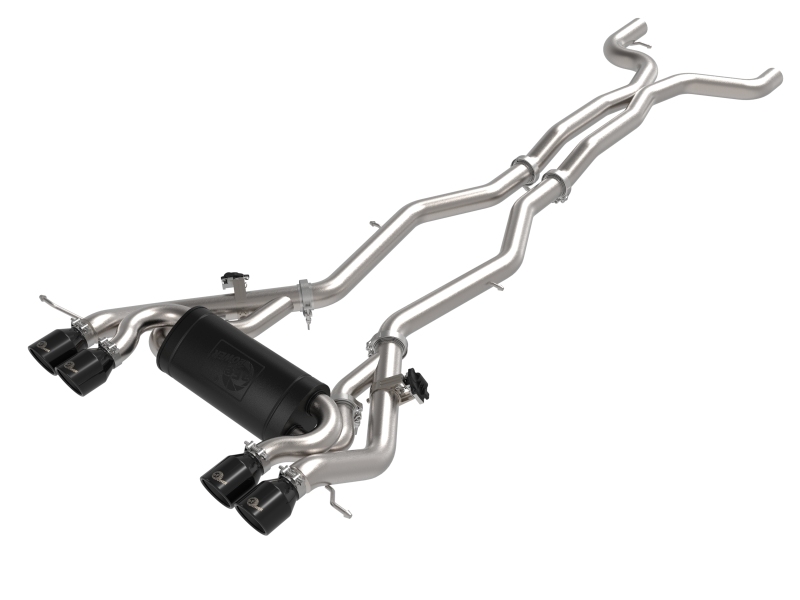 aFe MACH Force XP Exhausts Cat-Back SS 21 BMW M2 Competition L6-3.0L w/Black Tips thumbnail 3