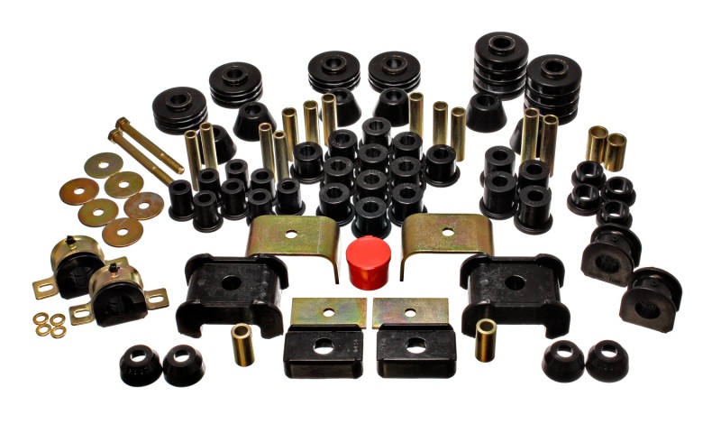 Energy Suspension 73-80 Chevy/GMC 4WD (W/ Stock Front Springs) Black Hyper-flex Master Bushing Set thumbnail 5