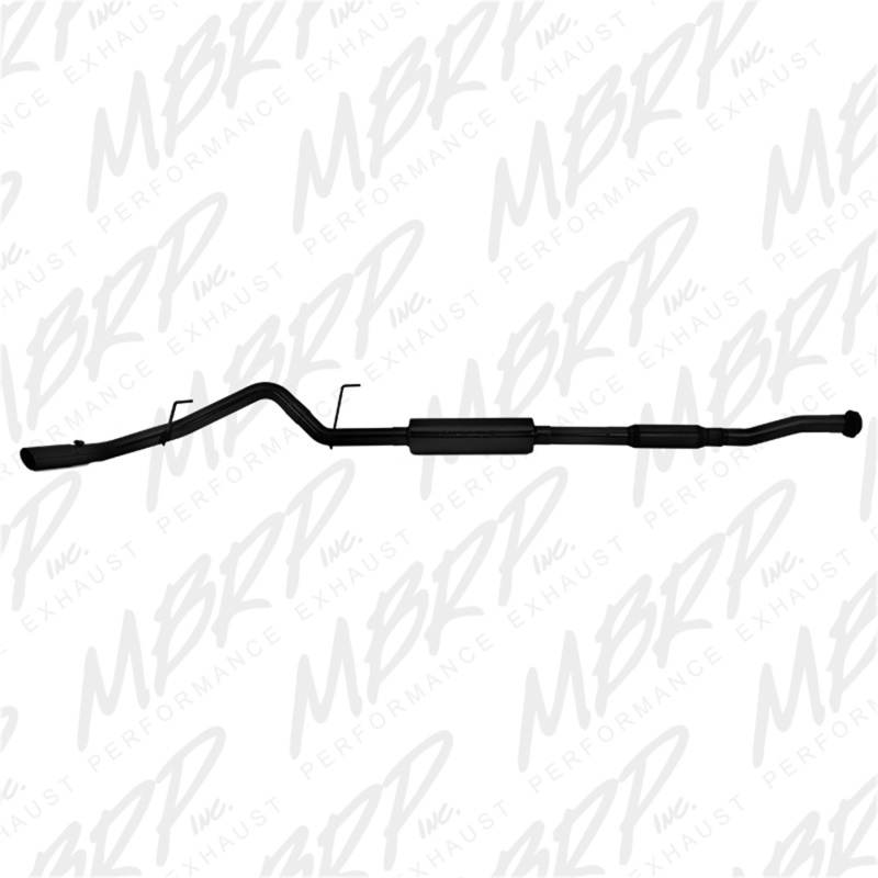 MBRP 11-14 Ford F150 3in Cat Back Single Side Exit Black Coated Exhaust System thumbnail 5