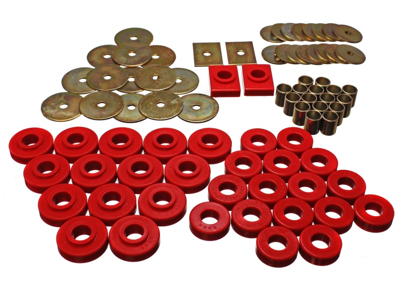 Energy Suspension GM Body Mount Set - Red thumbnail 6