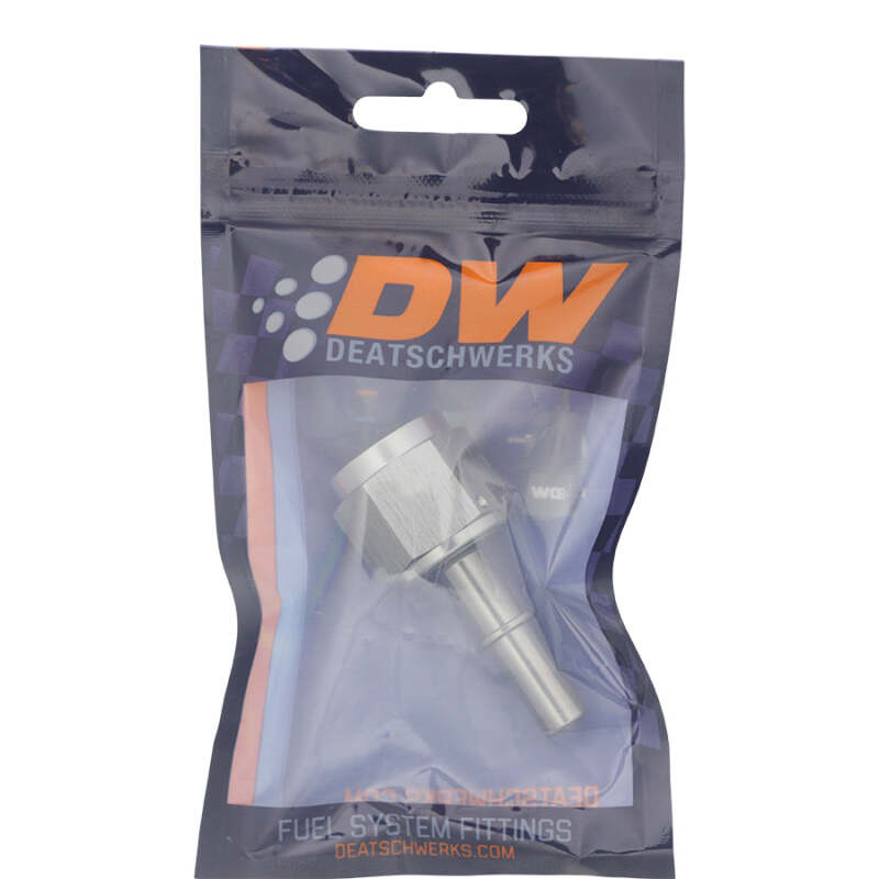 DeatschWerks 10AN Female Flare Swivel to 3/8in Male EFI Quick Disconnect - Anodized DW Titanium thumbnail 4