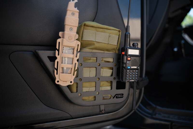 DV8 Offroad 2011-2018 Jeep Wrangler JK Slim Front Door Molle Pockets thumbnail 5