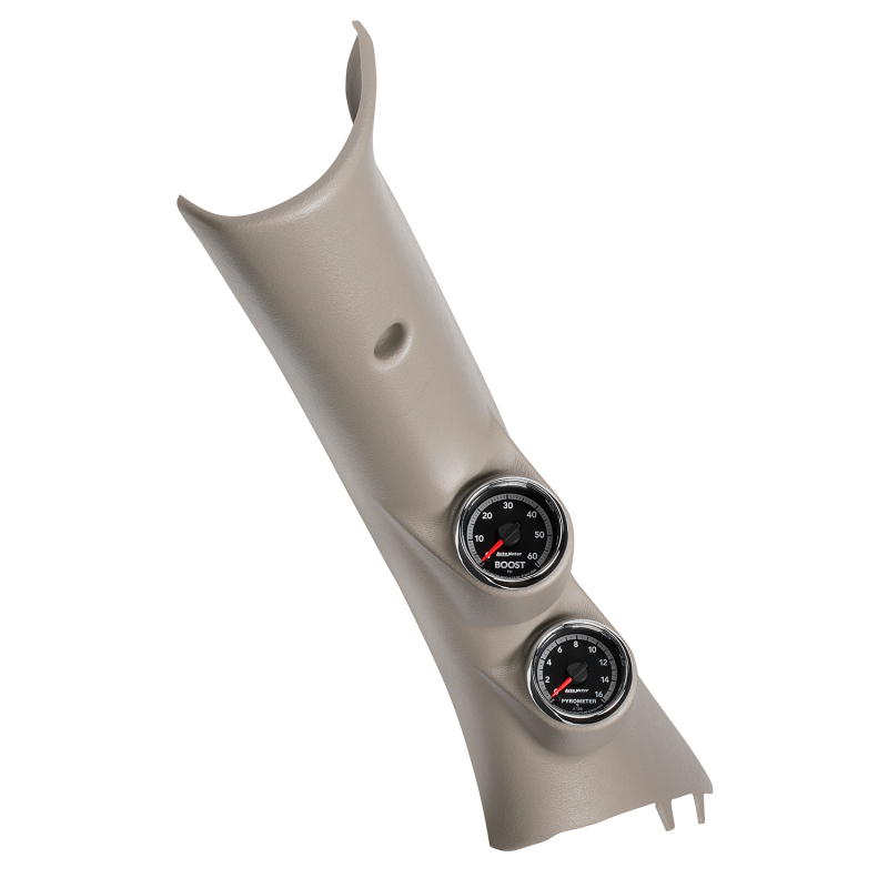 Autometer 10-12 Dodge Ram Gen4 Factory Match Dual Pillar Gauge Kit thumbnail 7