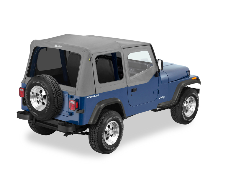 Bestop 88-95 Jeep Wrangler YJ Replace A-Top (Charcoal / Gray Tinted Windows Door Skins Included)
Replace-A-Top for OE