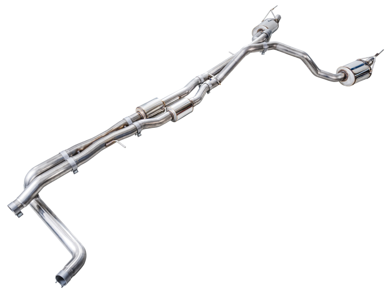 AWE Tuning 2021+ Cadillac Escalade 6.2L 0FG Dual Exit Exhaust System (Reuses OE Tips) thumbnail 7