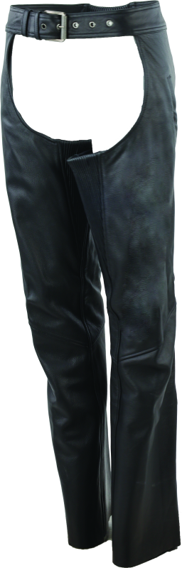 Kuryakyn Leather By River Road Plains Leather Chaps Black Womens - Small thumbnail 4