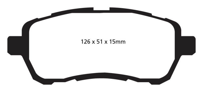 EBC S11 Brake Pad and Rotor Kit (1x ebcDP22003, 1x ebcRK1679) thumbnail 6