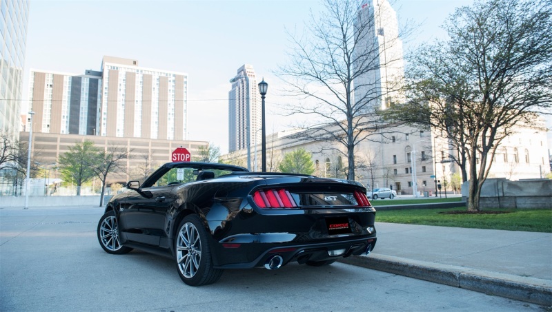 Corsa 2015-2017 Ford Mustang GT Convertible 5.0L V8 Polished Sport Cat-Back Dual Rear Exit thumbnail 8