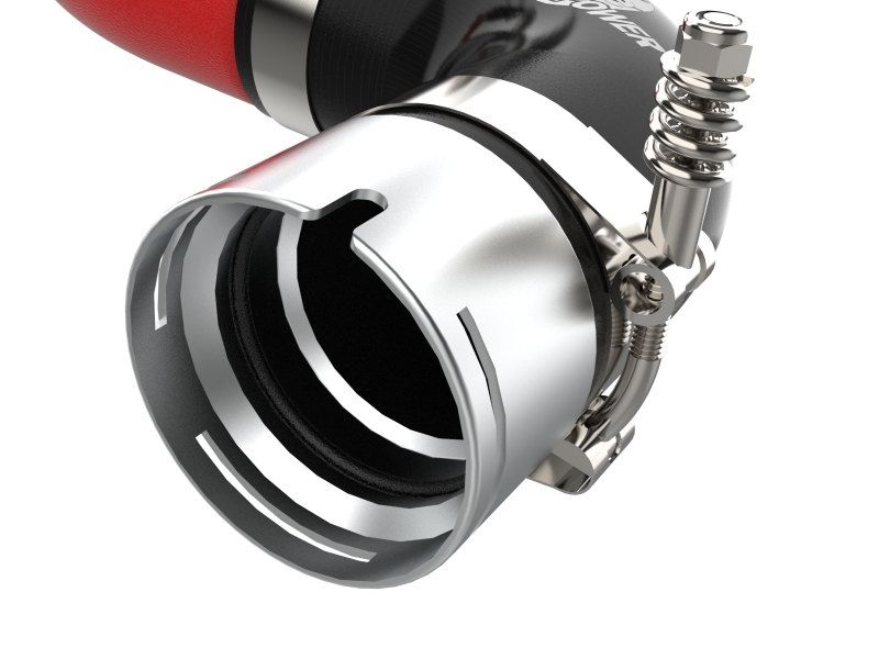 BladeRunner 3 IN Aluminum Hot Charge Pipe Red