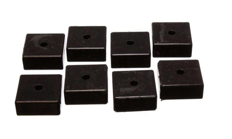 Energy Suspension Pad - Soft - 2-1/16in SQ x 3/8in ID x 15/16in H - Black thumbnail 2