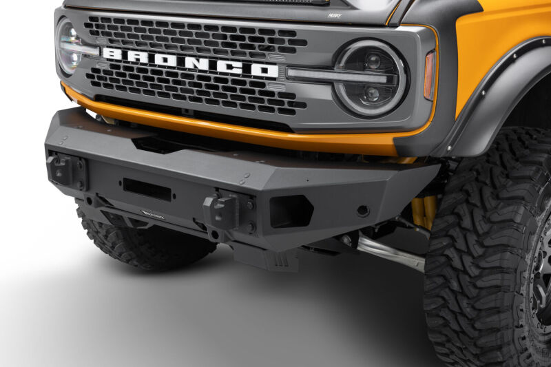 Go Rhino 21-26 Ford Bronco (Excl. LED Fog Lights) Trailline Front Full Width Bumper - Tex. Blk