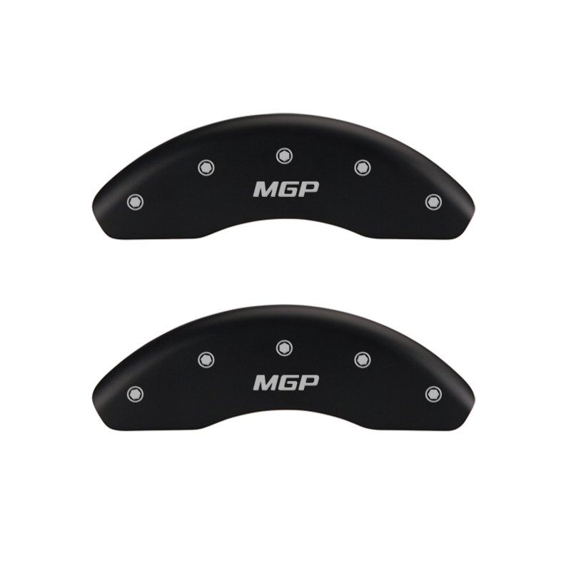 MGP 4 Caliper Covers Engraved Front & Rear MGP Black finish silver ch thumbnail 5