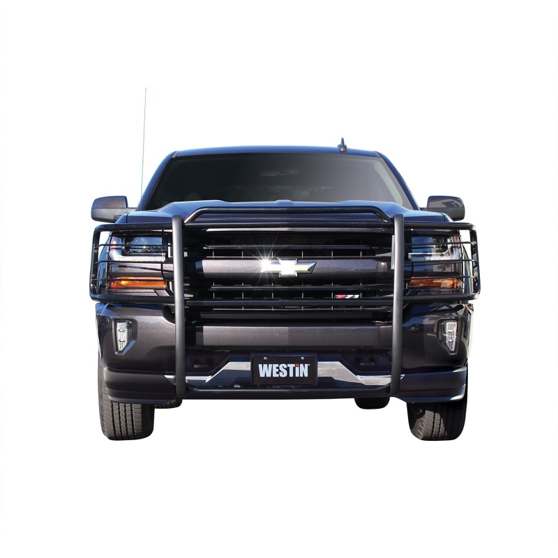 Westin 2007-2013 Chevrolet Silverado 1500LD Sportsman Grille Guard - Black thumbnail 4