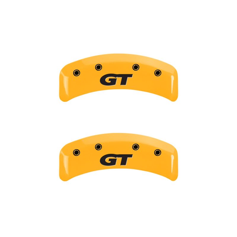MGP 4 Caliper Covers Engraved Front Mustang Rear Sn95/Gt Yellow Finish Black Char 2001 Ford Mustang thumbnail 9
