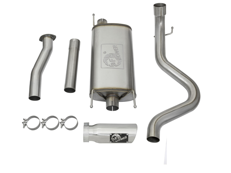aFe MACH Force XP Cat-Back SS Exhaust w/ Polished Tips 16 Toyota Tacoma V6-3.5L thumbnail 4