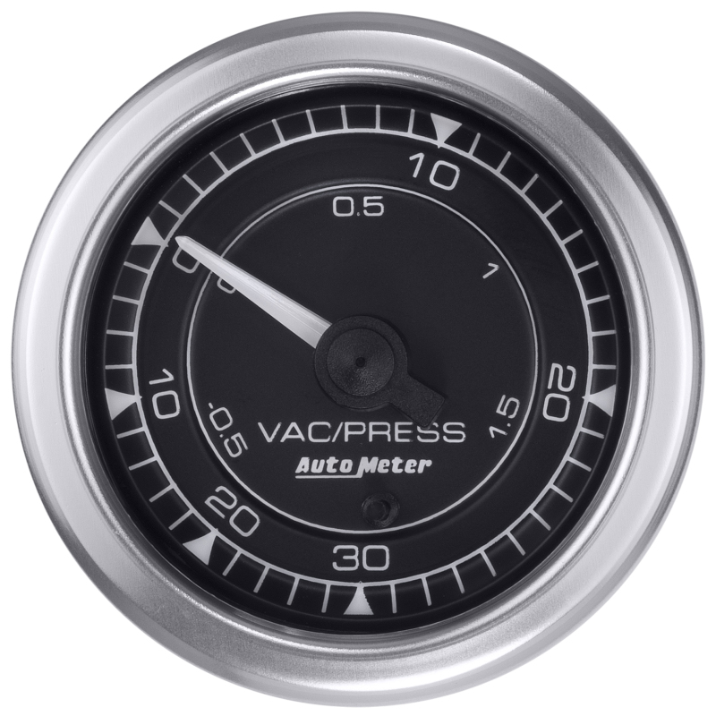 Autometer Chrono 2-1/16in 30INHG-30PSI Vacuum/Boost Gauge