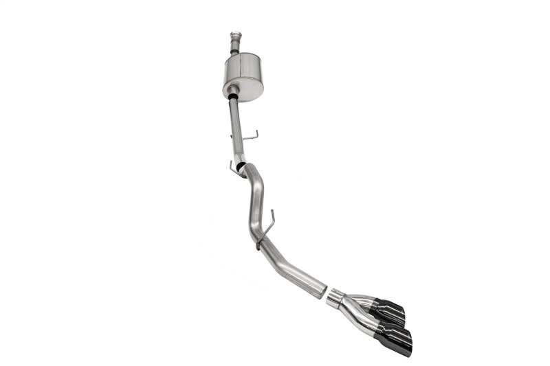 Corsa 2021-2025 Ford F-150 SuperCab/6.5in Bed 5.0L V8 Sport Cat-Back Single Side Exit-Black PVD