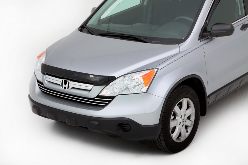 AVS 07-09 Honda CR-V High Profile Bugflector II Hood Shield - Smoke thumbnail 2