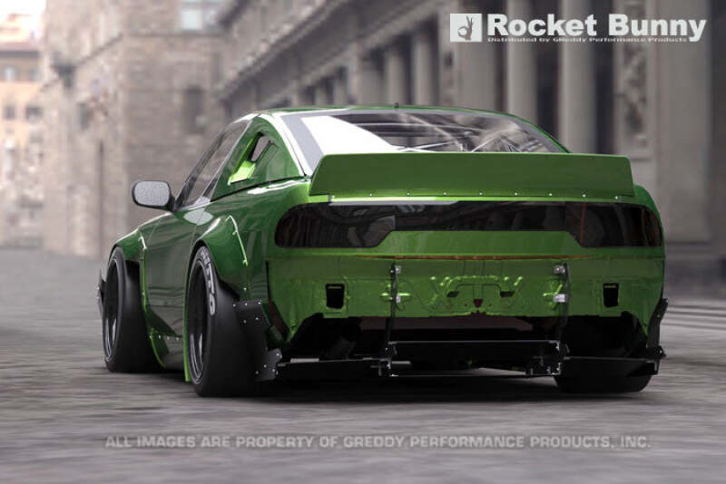 GReddy 89-93 Nissan 240SX Full Rocket Bunny 180/240SX Wide Body Aero Kit w/ Wing thumbnail 8