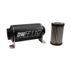 DeatschWerks Stainless Steel 5 Micron Universal Inline Fuel Filter Housing Kit (110mm) thumbnail 3