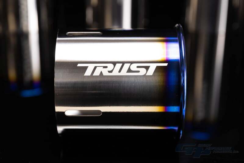 GReddy PE-TR Rolled Tip-Burnt-Ti L 130mm x 115mm thumbnail 2