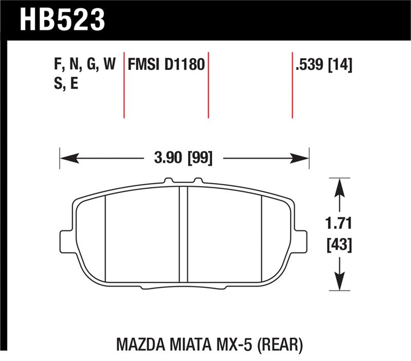 HAWK DTC-30 Brake Pad Sets