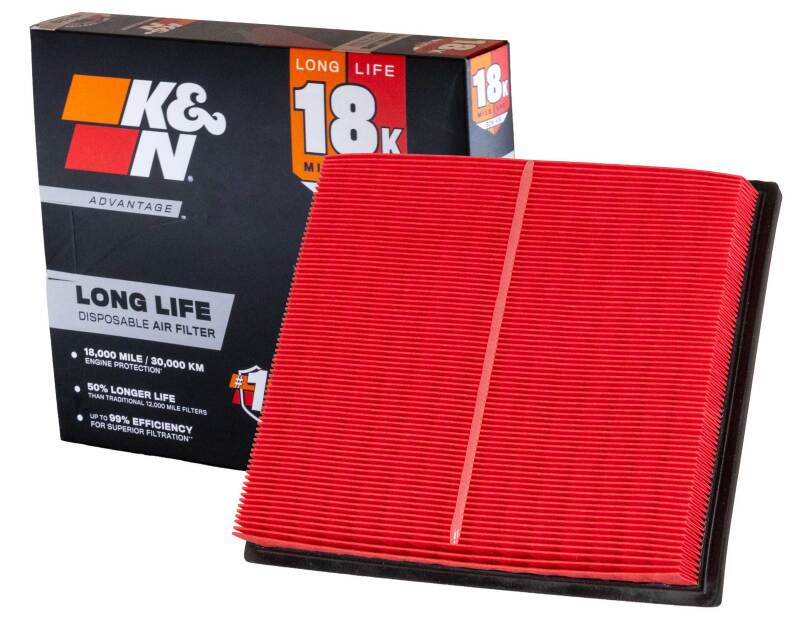 K&N Advantage Air Filter 18K Miles Toyota Tundra V6-3.5L F/I Turbo 22-26 thumbnail 3