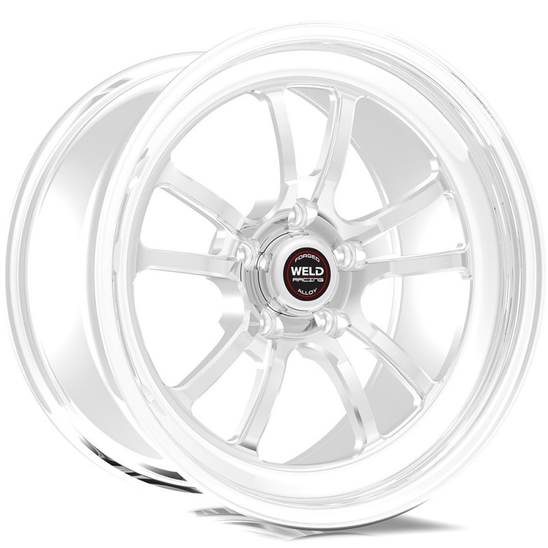 Weld S70 18x12 / 5x4.75 BP / 8.6in. BS Polished Wheel (High Pad) - Non-Beadlock