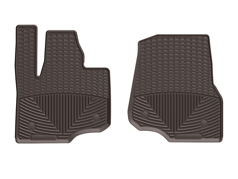 WT Rubber Mats - Front - Cocoa