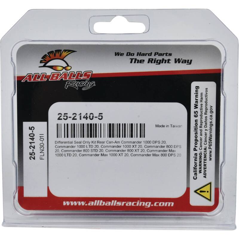 All Balls Racing 2020 Can-Am Commander 800R DPS Differential Seal Only Kit Rear thumbnail 3