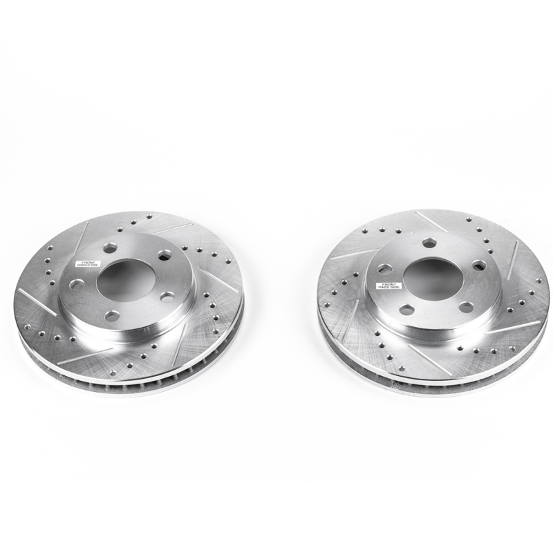 Power Stop 97-05 Buick Century Front Evolution Drilled & Slotted Rotors - Pair thumbnail 2