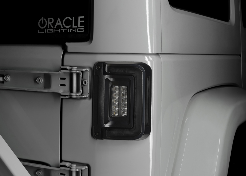 Oracle 07-17 Jeep Wrangler JK Flush Mount LED Tail Lights - Tinted