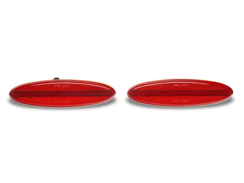 Raxiom 97-04 Chevrolet Corvette C5 Axial Series LED Rear Side Markers- Red thumbnail 3