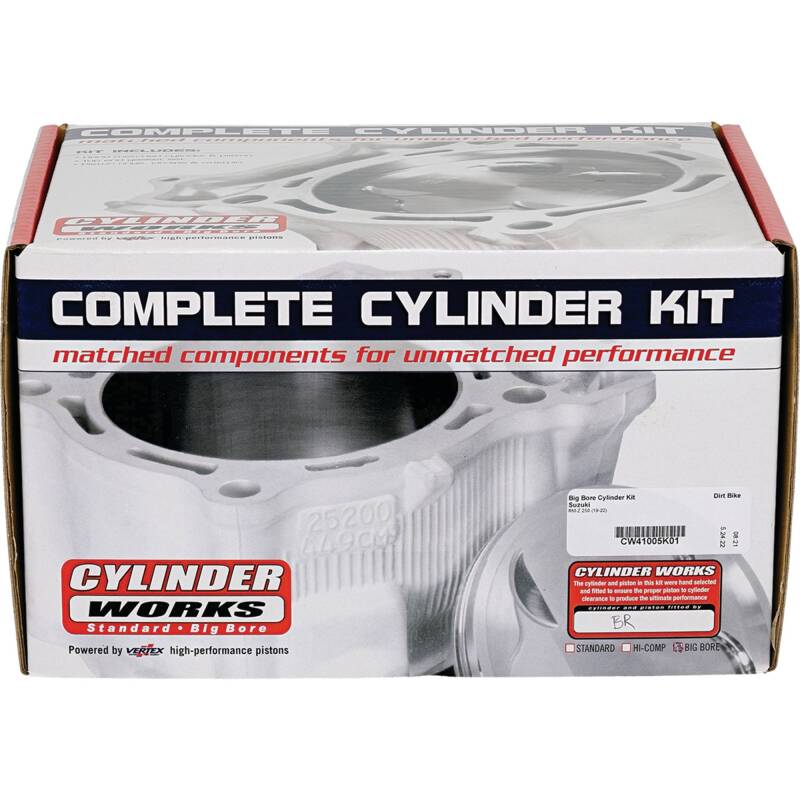 Cylinder Works 19-24 Suzuki RM-Z 250 250cc +3mm Big Bore Cylinder Kit 270cc thumbnail 2