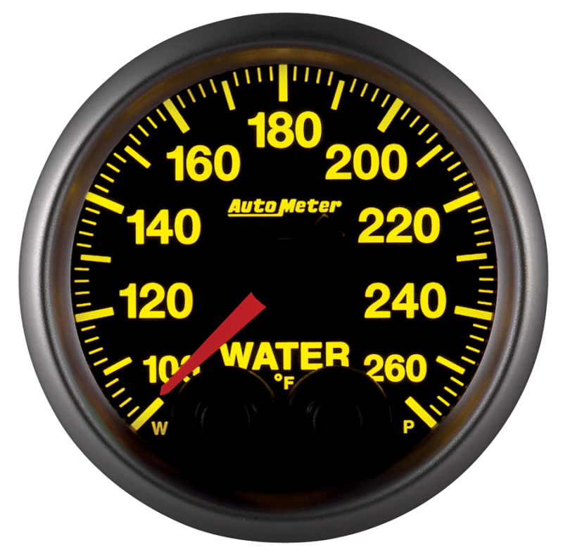 Autometer Elite Nascar 2-1/16in 100-260 Deg. F Water Temp. w/ Peak and Warn Gauge w/ Pro-Control thumbnail 7