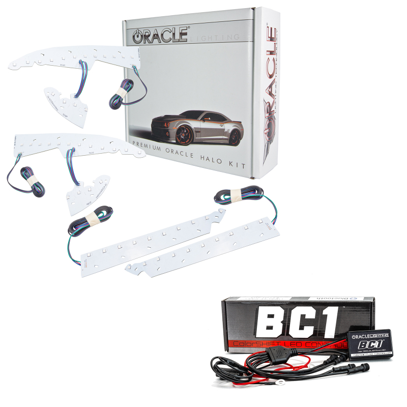 Oracle 14-15 GMC Sierra Headlight DRL Upgrade Kit - ColorSHIFT w/ BC1 Controller thumbnail 5