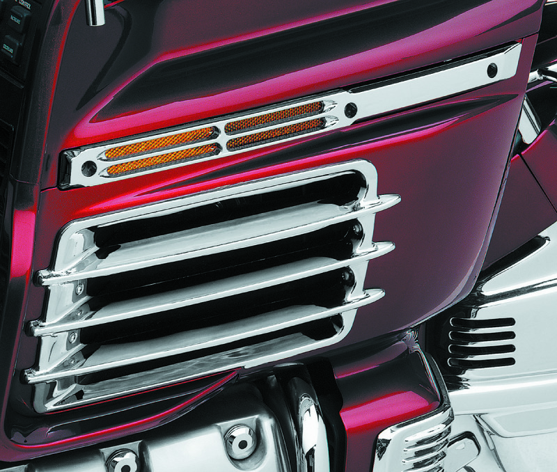 Kuryakyn Fairing Side Molding Trim 7311 Exterior Accent, body Fairing, Aluminum, Chrome, For Use On Honda®, Pair thumbnail 5