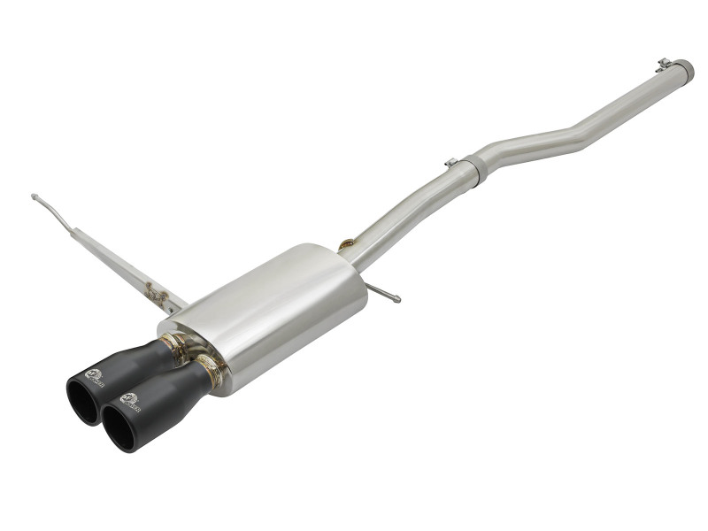 aFe MACH Force XP Exhausts Cat-Back SS-304 14-17 Mini Cooper S Hardtop 2-Door w/ Black Tips thumbnail 2