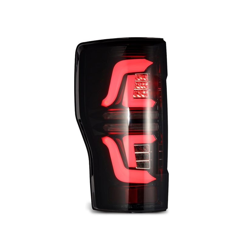 AlphaRex 17-19 Ford F250 Super Duty PRO-Series LED Tail Lights Jet Black (w/o Blind Spot Sensor) thumbnail 4