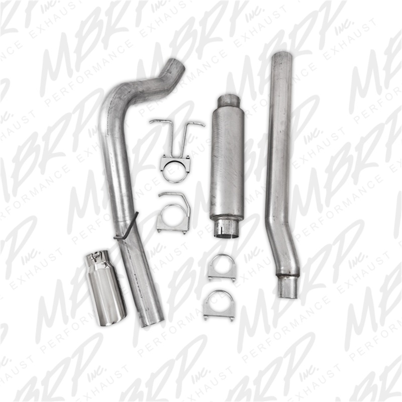 MBRP 11-13 Ford F-250/350/450 6.2L V8 Gas 4in Cat Back Single Side Alum Exhaust System thumbnail 6