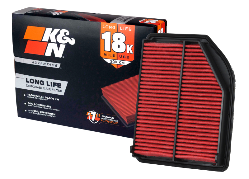 K&N 12-14 Honda CR-V L4-2.4L F/I Advantage Air Filter thumbnail 2