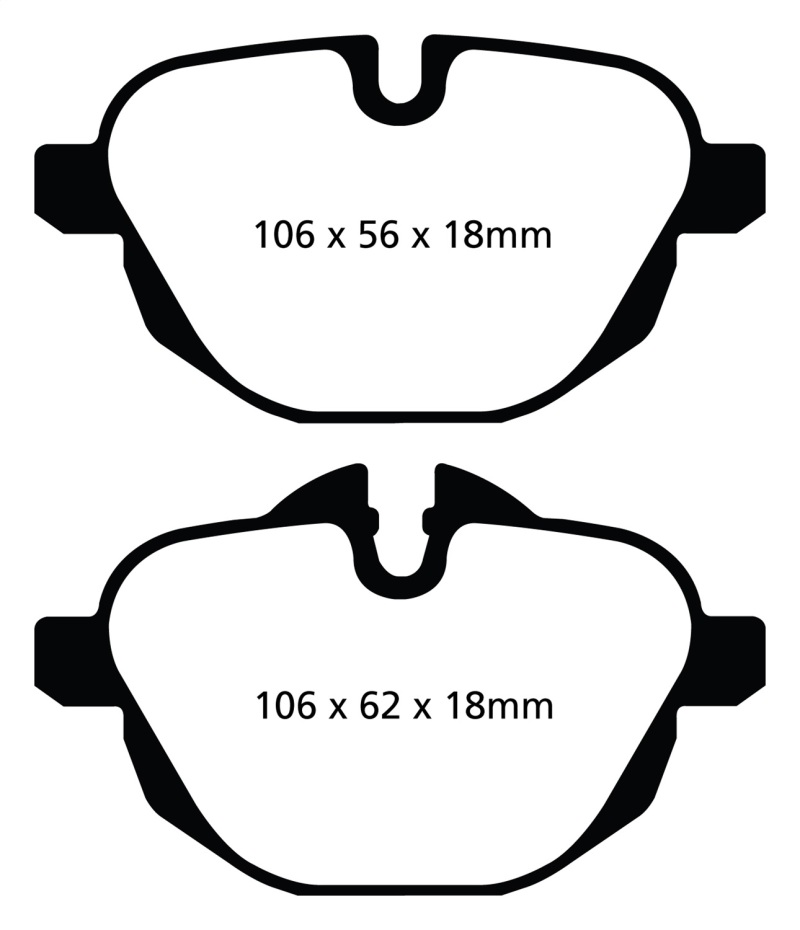EBC S5 Brake Pad and Rotor Kit (1x ebcGD1809, 1x ebcDP42047R) thumbnail 5