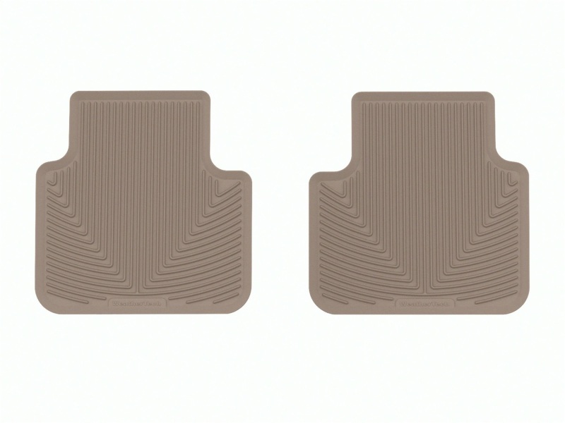 WT Rubber Mats - Rear - Tan