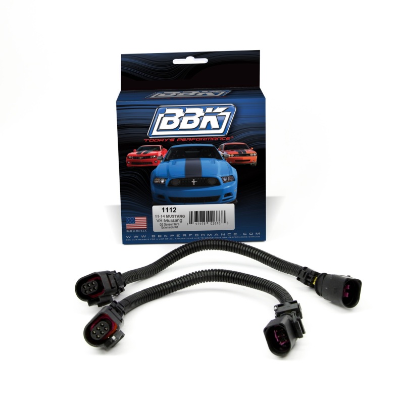 BBK 11-14 Mustang GT Front O2 Sensor Wire Harness Extensions 12 (pair) thumbnail 2