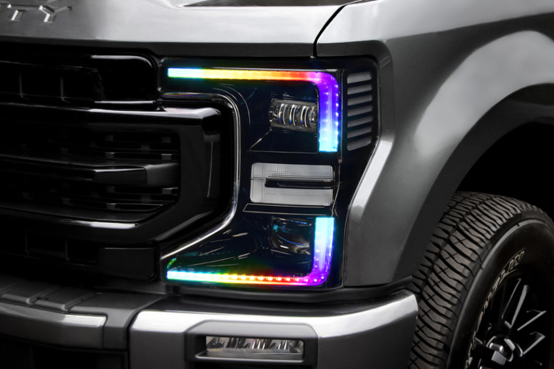 Oracle 2022 Ford F250/350 Super Duty Dynamic ColorSHIFT Headlight DRL Kit w/Switchback thumbnail 7