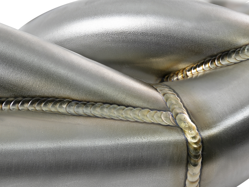 aFe Twisted Steel 1.75-2in 304 SS Headers 03-07 Ford Diesel Trucks V8-6.0L (td) thumbnail 8